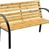 sturdy-metal-flat-packed-wooden-2-seater-garden-bench