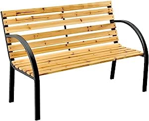 sturdy-metal-flat-packed-wooden-2-seater-garden-bench