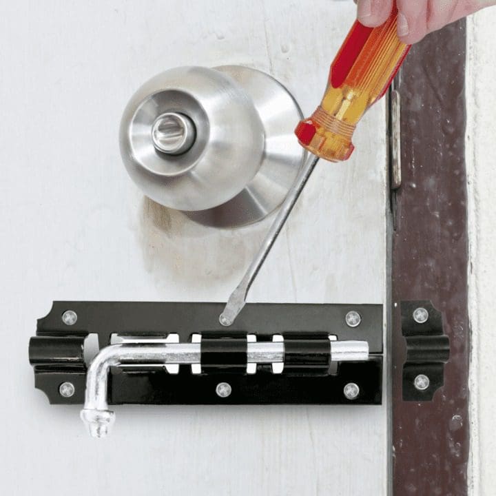 black-silver-powder-coated-door-security-bolt-lock